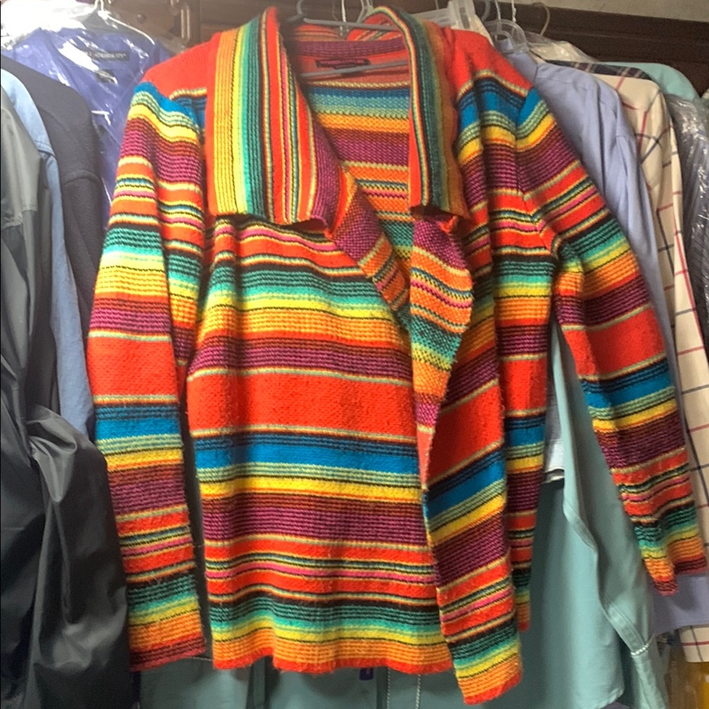 Rock & Roll Cowgirl Multicolor Striped Jacket